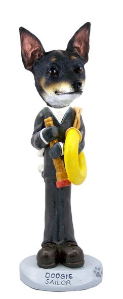 Rat Terrier Sailor Doogie Collectible Dog Figurine