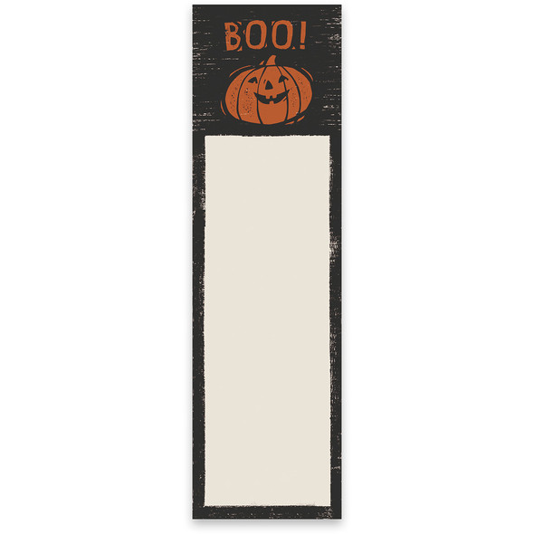 Magnetic Paper List Notepad - Jack O Lantern Boo! (60 Pages) from Primitives by Kathy