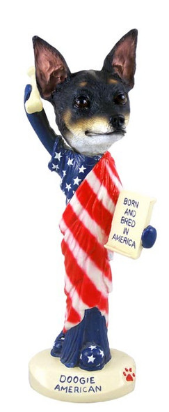 Rat Terrier American Doogie Collectible Dog Figurine