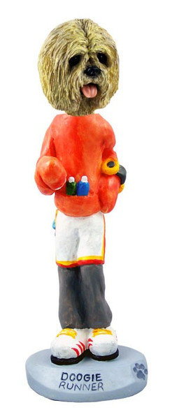 Blonde Lhasa Apso Runner Doogie Collectible Dog Figurine