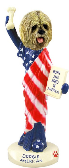 Blonde Lhasa Apso American Doogie Collectible Dog Figurine