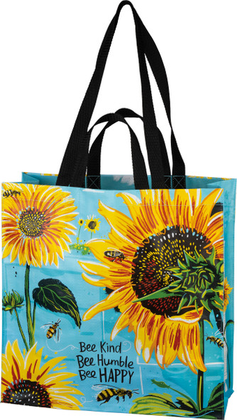 Bee Kind Bee Humble Bee Happy Market Tote Bag from Primitives by Kathy