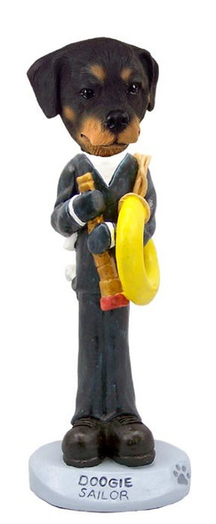 Rottweiler Sailor Doogie Collectible Dog Figurine