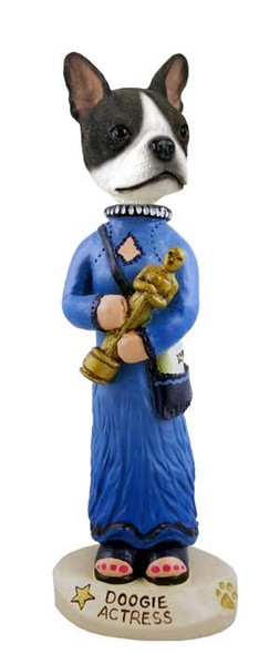 Boston Terrier Actress Doogie Collectible Dog Figurine