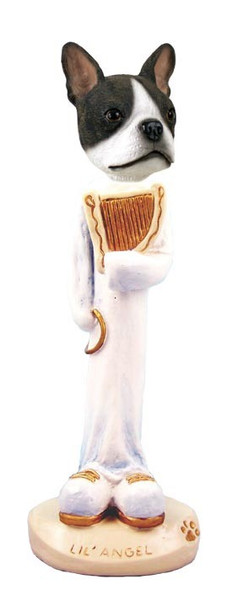 Boston Terrier Lil Angel Doogie Collectible Dog Figurine