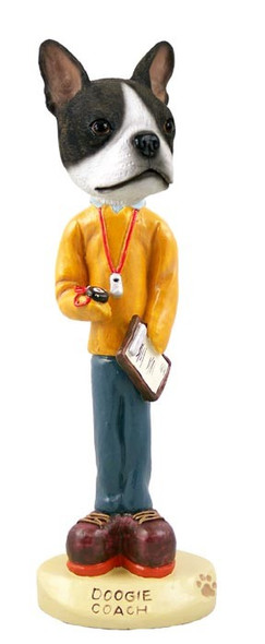 Boston Terrier Coach Doogie Collectible Dog Figurine
