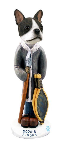 Boston Terrier Alaska Doogie Collectible Dog Figurine
