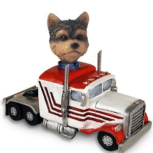 Yorkshire Terrier (Puppy Cut) Truck Tractor Doogie Collectible Dog Figurine
