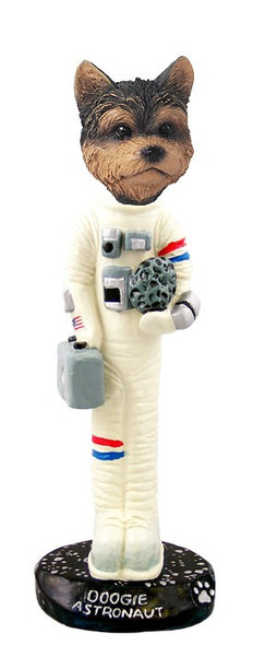 Yorkshire Terrier (Puppy Cut) Astronaut Doogie Collectible Dog Figurine