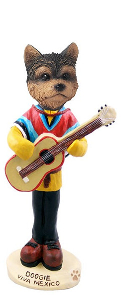 Yorkshire Terrier (Puppy Cut) Viva Mexico Doogie Collectible Dog Figurine
