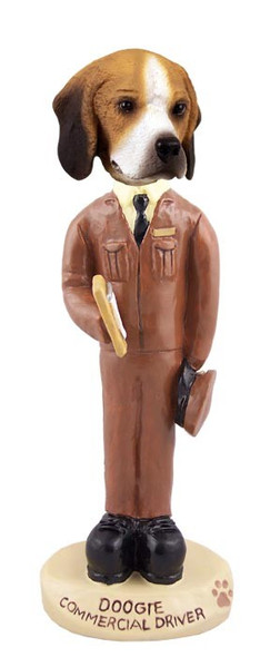 Beagle Commercial Driver Doogie Collectible Dog Figurine