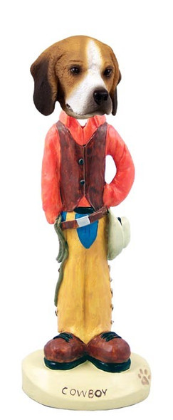 Beagle Cowboy Doogie Collectible Dog Figurine