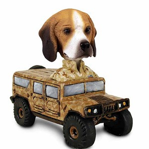 Beagle Hummer Doogie Collectible Dog Figurine