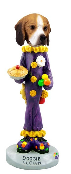 Beagle Clown Doogie Collectible Dog Figurine