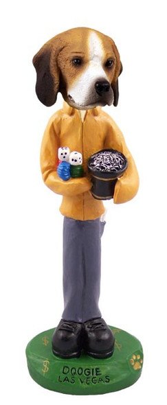 Beagle Las Vegas Doogie Collectible Dog Figurine