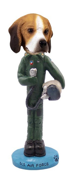 Beagle U S Air Force Doogie Collectible Dog Figurine