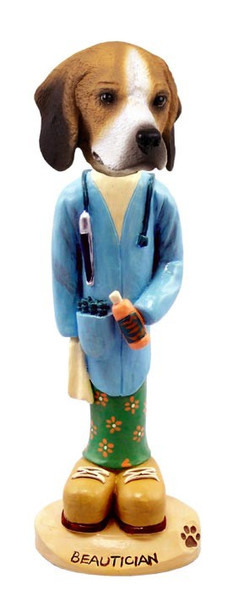 Beagle Beautician Doogie Collectible Dog Figurine