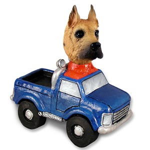 Fawn Great Dane Pickup Doogie Collectible Dog Figurine