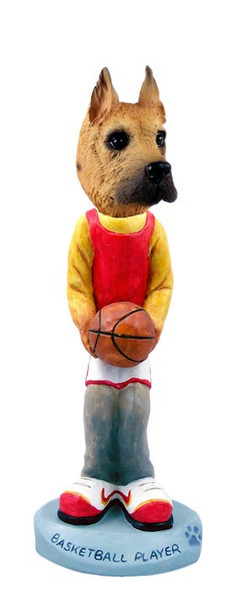 Fawn Great Dane Basketball Doogie Collectible Dog Figurine