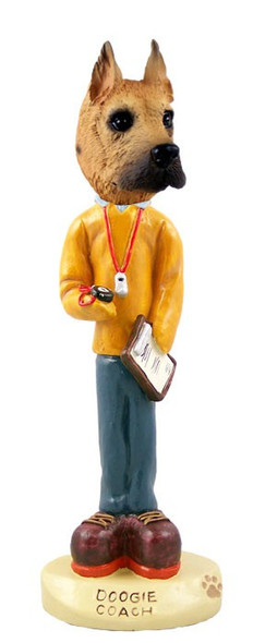 Fawn Great Dane Coach Doogie Collectible Dog Figurine