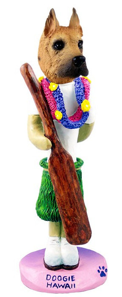 Fawn Great Dane Hawaii Doogie Collectible Dog Figurine