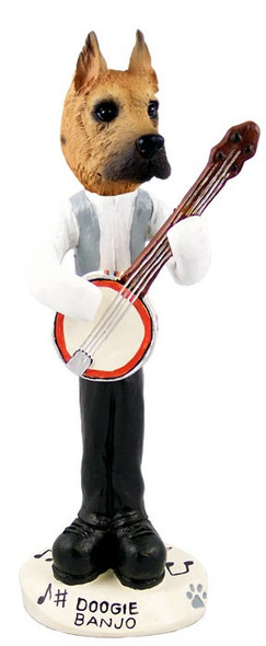 Fawn Great Dane Banjo Doogie Collectible Dog Figurine