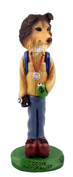 Sable Sheltie Naturalist Doogie Collectible Dog Figurine