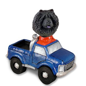 Black Chow Pickup Doogie Collectible Dog Figurine
