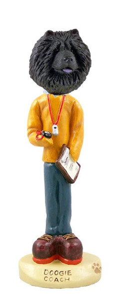 Black Chow Coach Doogie Collectible Dog Figurine