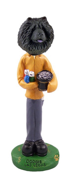 Black Chow Las Vegas Doogie Collectible Dog Figurine