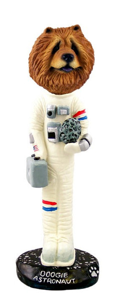 Red Chow Astronaut Doogie Collectible Dog Figurine