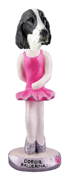 Liver Springer Spaniel Ballerina Doogie Collectible Dog Figurine