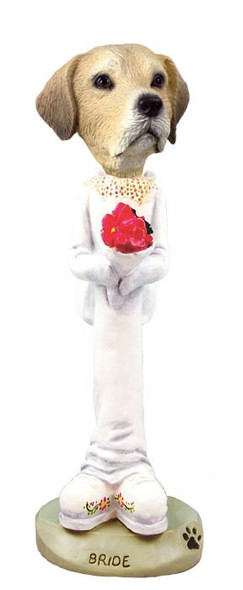 Yellow Labrador Retriever Bride Doogie Collectible Dog Figurine