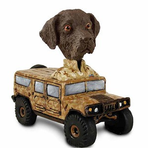 Chocolate Labrador Retriever Hummer Doogie Collectible Dog Figurine