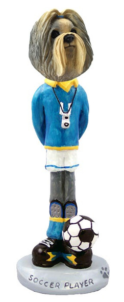 Mixed Color Shih Tzu Soccer Doogie Collectible Dog Figurine