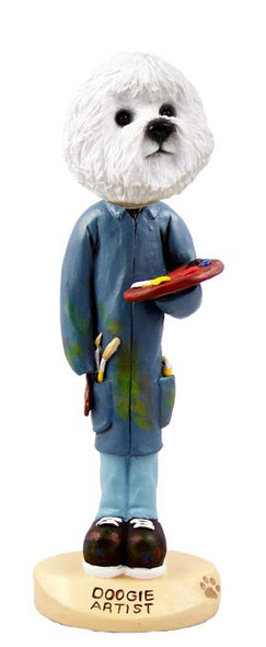 Bichon Frise Artist Doogie Collectible Dog Figurine