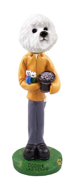 Bichon Frise Las Vegas Doogie Collectible Dog Figurine