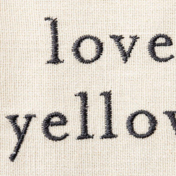 Love My Yellow Lab Cotton & Linen Blend Dish Towel 20x26 from Primitives by Kathy