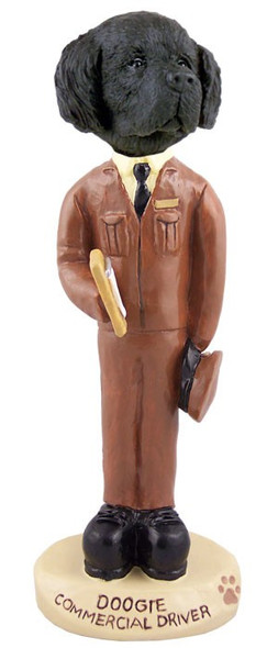 Newfoundland Commercial Driver Doogie Collectible Dog Figurine