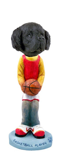 Newfoundland Basketball Doogie Collectible Dog Figurine