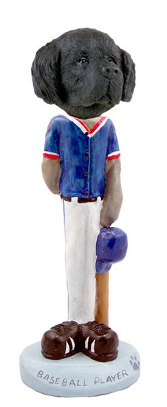 Newfoundland Baseball Doogie Collectible Dog Figurine