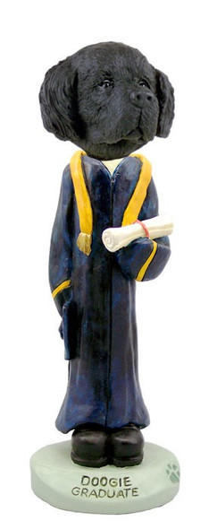Newfoundland Graduate Doogie Collectible Dog Figurine
