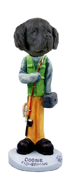 Newfoundland Fisherman Doogie Collectible Dog Figurine