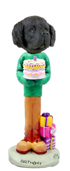 Newfoundland Birthday Doogie Collectible Dog Figurine