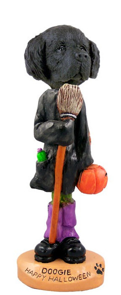 Newfoundland Happy Halloween Doogie Collectible Dog Figurine