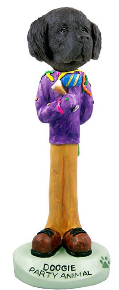Newfoundland Party Animal Doogie Collectible Dog Figurine