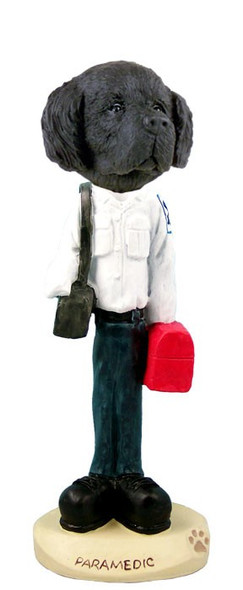 Newfoundland Paramedic Doogie Collectible Dog Figurine