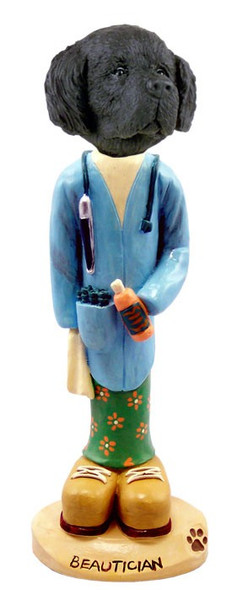 Newfoundland Beautician Doogie Collectible Dog Figurine