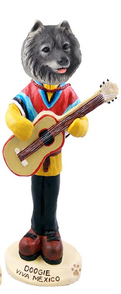 Keeshond Viva Mexico Doogie Collectible Dog Figurine
