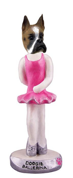 Boxer Ballerina Doogie Collectible Dog Figurine